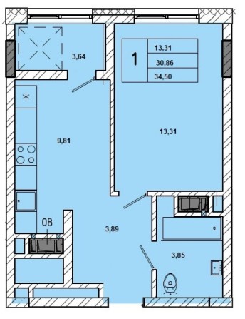 Продаж / Квартира / вул. Миколайчука Івана, 38 Збоїща, Львів - фото 1