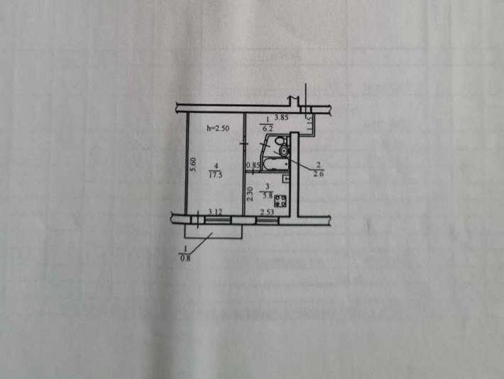 Продам 1к квартиру проспект Олександра Поля (Юність) - фото 1