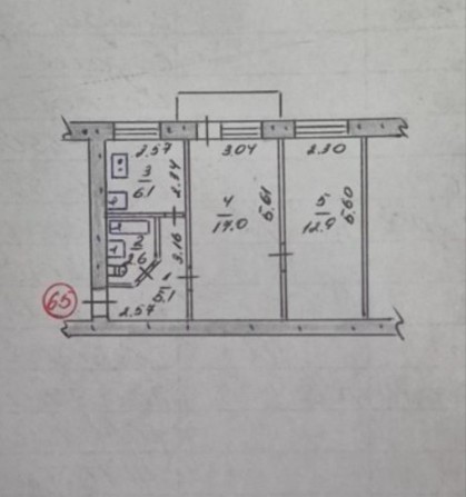 Продается 2 ком квартира р-н 6 гор. больницы , 2\5 - фото 1