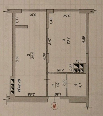 Продається 1 кімнатна квартира в новобудові - фото 1