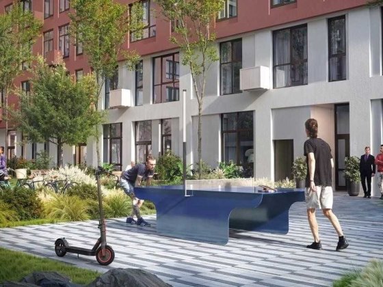 Квартира 51.8 м² з кухнею-вітальнею та окремою спальнею Львів