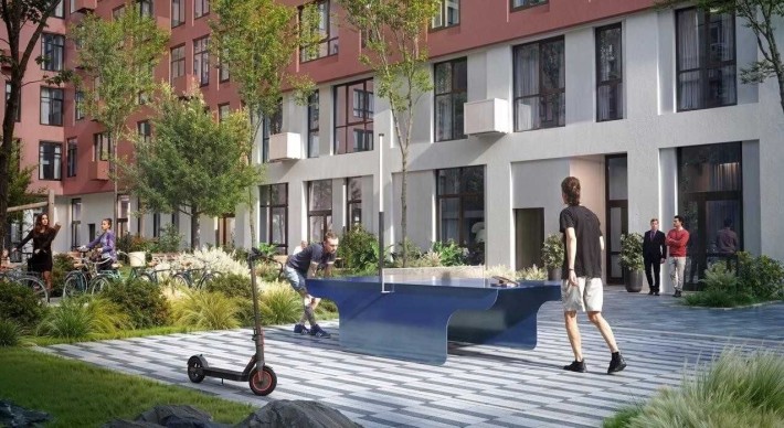 Квартира 51.8 м² з кухнею-вітальнею та окремою спальнею - фото 1