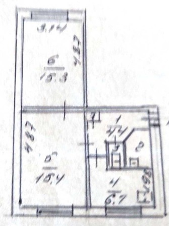 Продам 2-к квартиру, Космический район, район Старого парка - фото 1