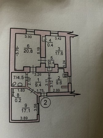 Простора трикімнатна квартира Сухий фонтан - фото 2