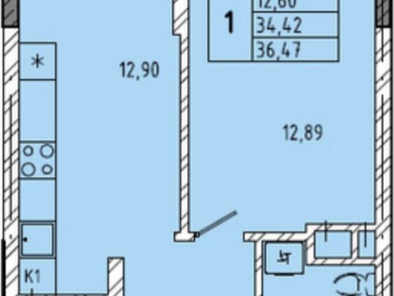 Продаж однокімнатноі квартири вул. Миколайчука38 Львів