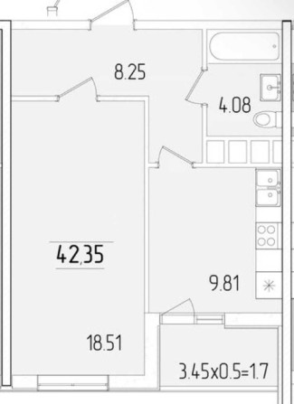 1к Кадорр сити Краснова ипподром 20 этаж - фото 1