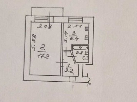 Однокімнатна квартира під повний ремонт,  на вул. Варненська Одесса