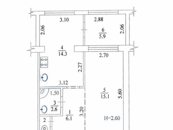 1к., Салтівка (Салтовка, Балканская, 8-й хлебзавод) 131489 Харьков