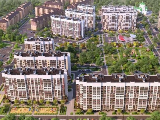 Євродвушка в зданому будинку з виглядом на парк Софиевская Борщаговка