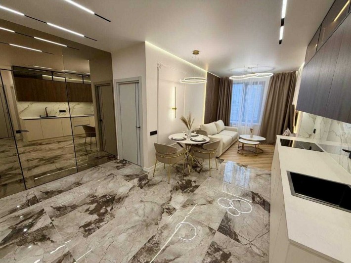 2к ЖК Эллада Аркадия Гефест Торг Дизайнерский ремонт средний этаж - фото 1