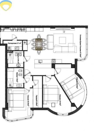 Терміновий продаж!  2-кімнатна квартира в Аркадії GAGARIN PLAZA - фото 1