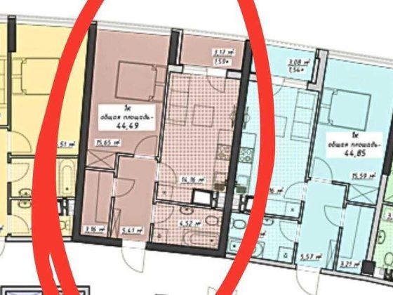 Продаж однокімнатної квартири в ЖК Атмосфера Одеса