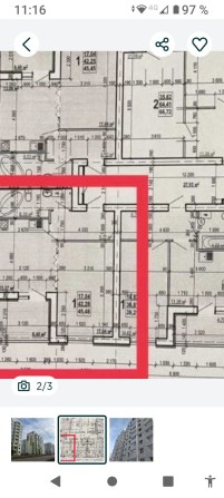 Продам свою 1 ком. кв.46м2. 6/9 ЖК Мира 3 - фото 1