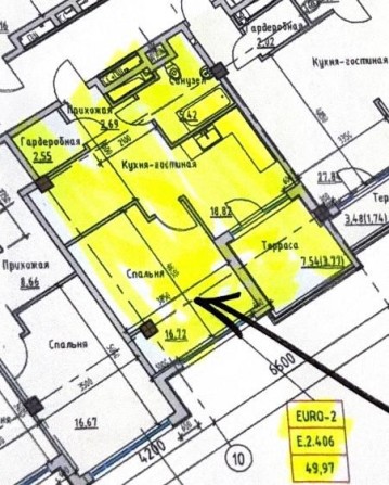 Продам 1комн. 50 кв.м с террасой Центр города ЖК "ITOWN" (274-636 - фото 1