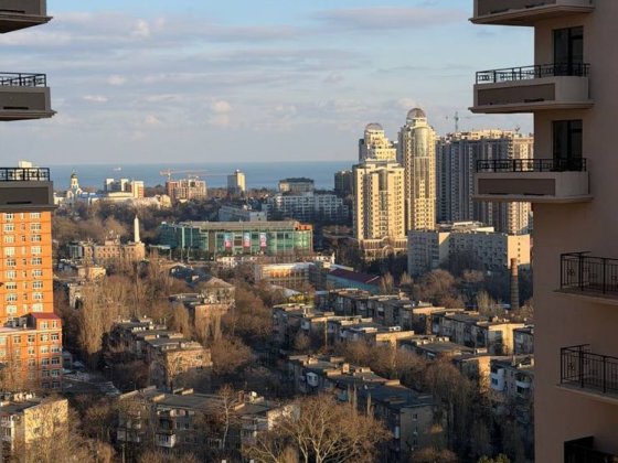 жк Акрополь 5 фонтана гефест без ремонта балкон панорамные окна Одеса