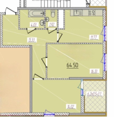 Продажа 2к,квартиры,66 Жемчужина,Ипподром,Кадорр Сити - фото 1