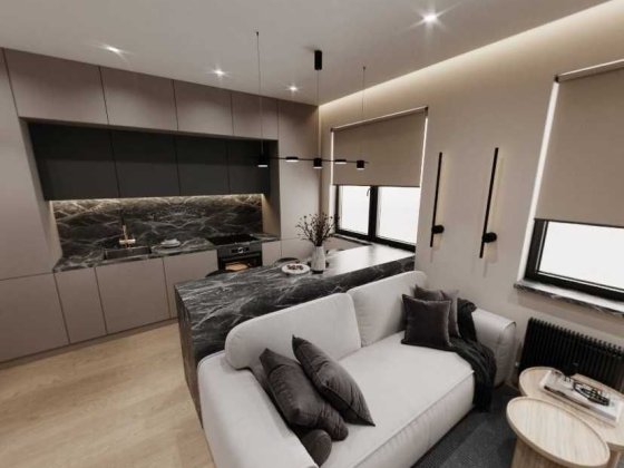 Кухня гостиная 20 м. и спальня Континент Инглези Королева Люстдорфская Одеса