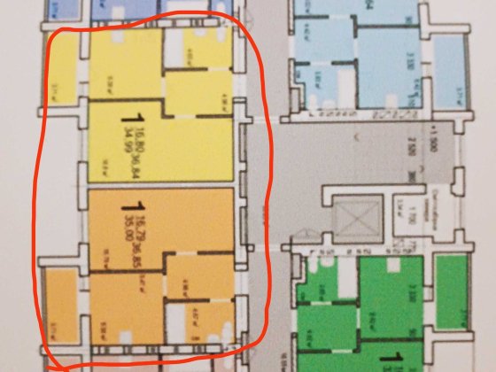 Продаж 2 однокімнатних квартир Харьков