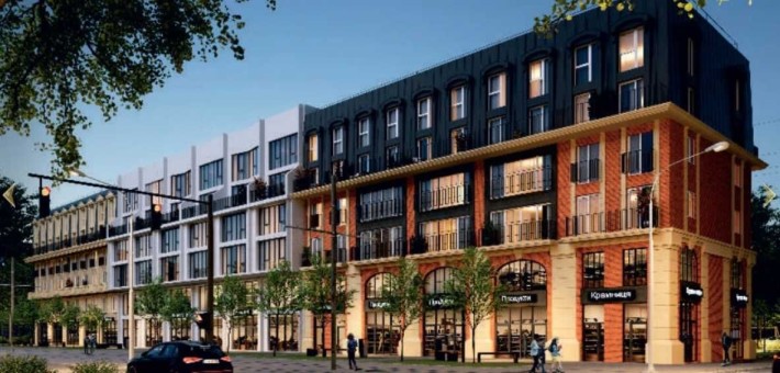 2 комн. квартира. 74 м2. Ул. Тополева! Розтермінування! Ціна котловану - фото 1