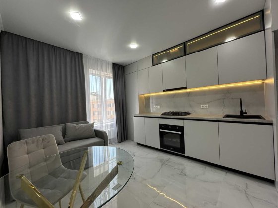 1к квартира с ремонтом в новом ЖК, газовый котел Одесса