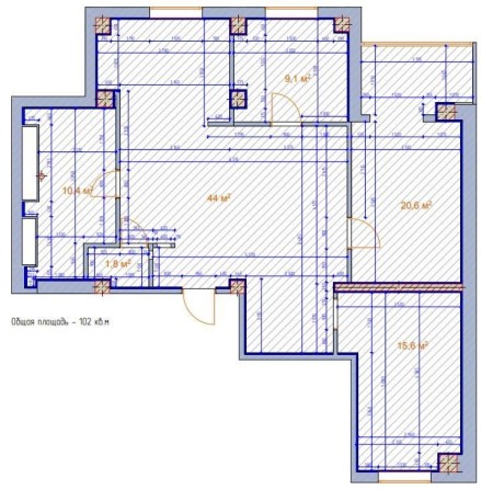 100 м кв ЖК ДОМ НА ЗЕРНОВОЙ + дизайн проект в подарок - фото 1