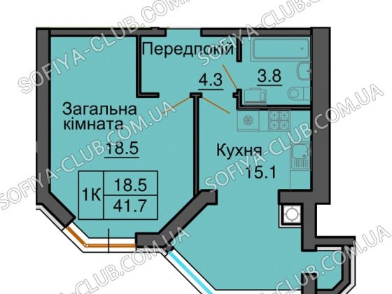 Єоселя‼️Держпрограми 1-2 кімнатні ЖК Софія Клубний Софіївська Борщагівка