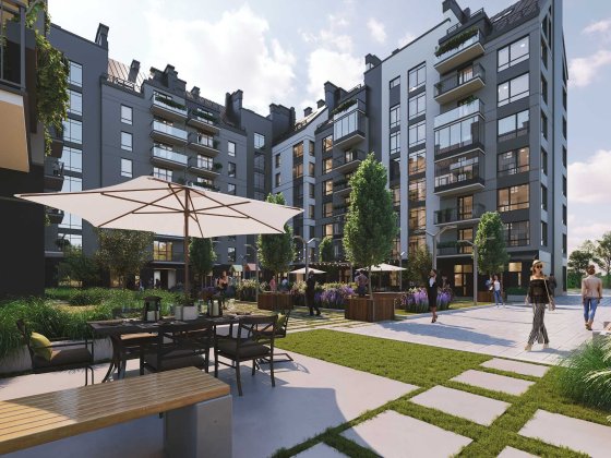 Квартира від забудовника ЖК (Park Residence). Однокімнатна 44 кв.м Софиевская Борщаговка