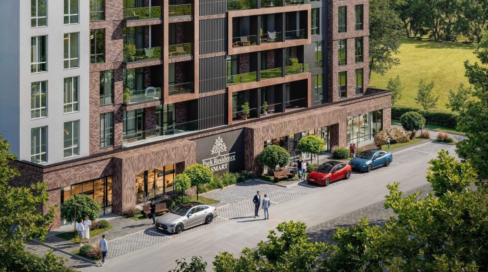 Купуйте апартаменти в центрі 1-но кімнатні 28.5м² - фото 1