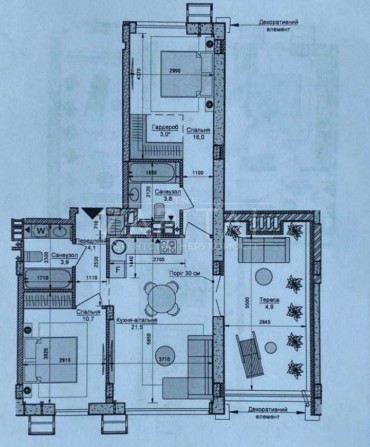 Терміновий Продаж 3к квартира в ЖК Республіка 67м2 з терасою Теремки - фото 1