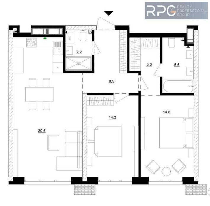 Без Комісії! Продаж 2к квартири Видова буд 13-17 ЖК Русанівська Гавань - фото 1