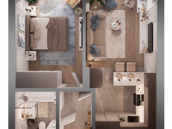 Без % 1кімн квартира в ЖК Метрополіс Голосіївський р-н Киев