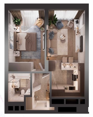 Без % 1кімн квартира в ЖК Метрополіс Голосіївський р-н - фото 1