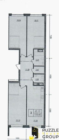 Продаж 3к квартири 105,6 м2 в ЖК Олімпік Парк - фото 1