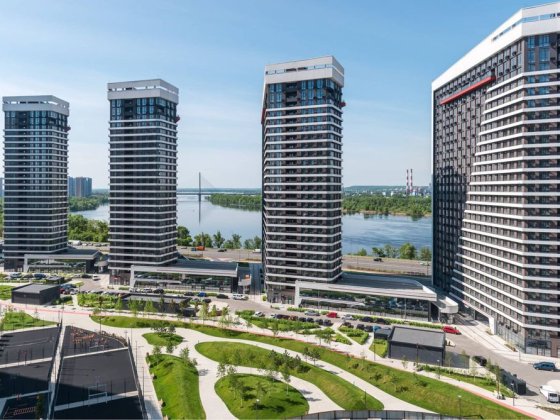 Продам 2 к ЖК Грейт будинок 1 вид на Дніпро  правовласності Осокорки Киев