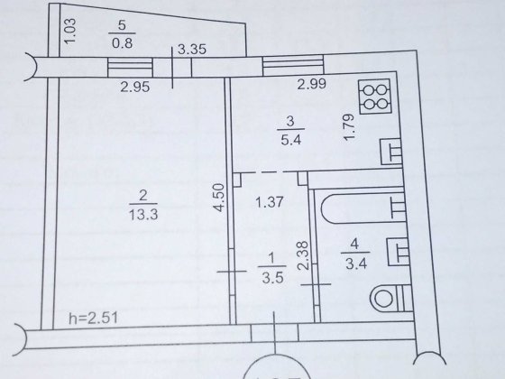 Продаж 1 кІмнатної  квартири Киев