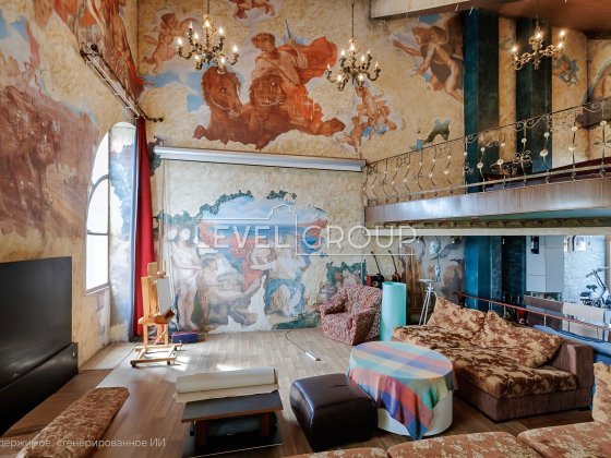 Унікальна дворівнева студія  у стилі арт-деко Київ