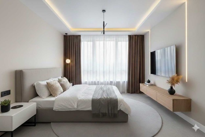 2 спальни + кухня-студия, Seven, Днепровская Набережная, 18Б, Осокорки - фото 1