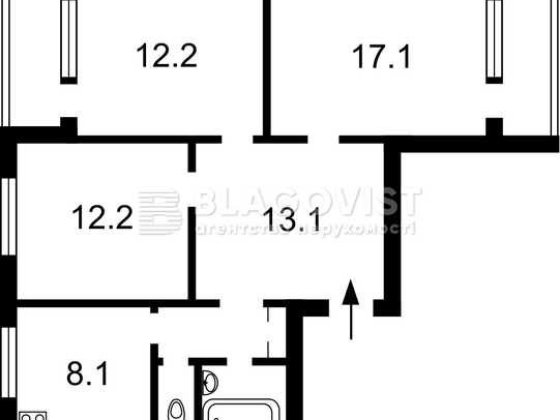Продаж 3 кімнатної квартири, метро Теремки, Заболотного Академіка, 116 Киев