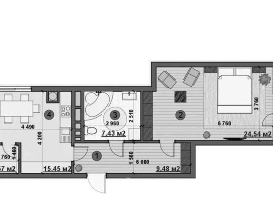 Продається 1к.квартира в ЖК Parkland / Паркленд, Практична 3 Київ