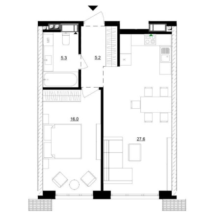 Продаж 1к квартри ЖК Русанівська гавань Без % 7 поверх Актуальна - фото 1