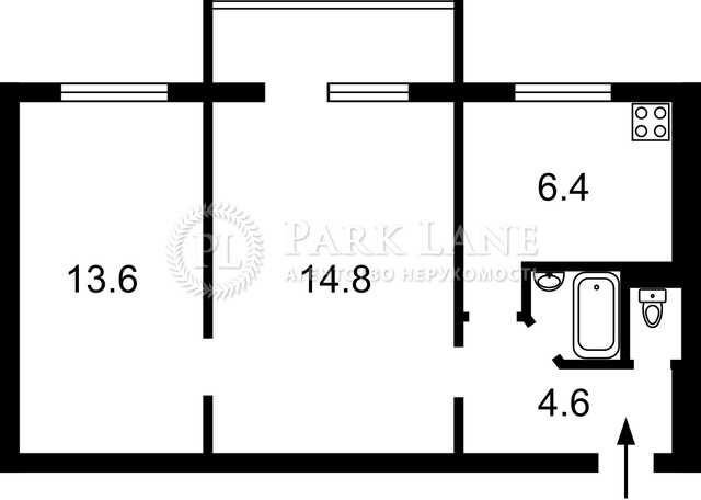 Продаж 2-к квартири в Дніпровському районі - фото 1