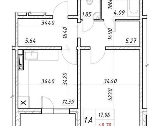 ЖК Деснянський Продаж 1-кімнатна  Меліоративна 18а Без комісії!! Киев