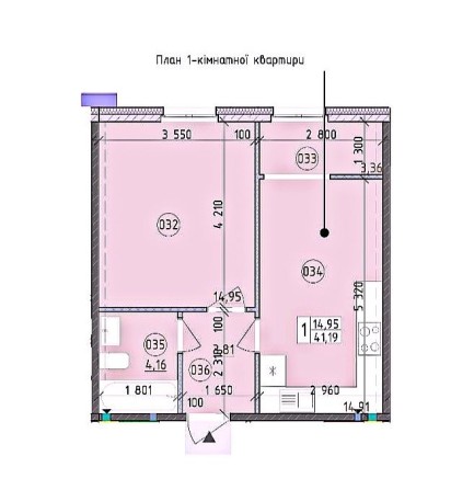 1К БЕЗ КОМІСІЇ, 5 поверх/ЖК Нова Англія/ЖК Новая Англия - фото 1