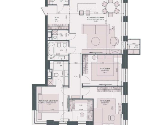 Найкраща ціна 3-к квартира 120м² ЖК TRIIINITY Є Генератор БУД-1 Киев