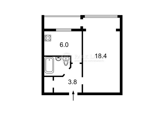 продаж квартири 1кім 34м 6пов центр вул. Антоновича 97 Киев