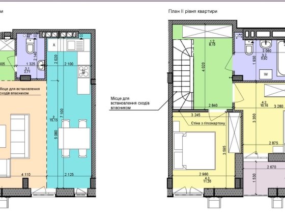 Продажа 3-и кімнатна Двоповерхова квартира ЖК Комфорт Таун Київ