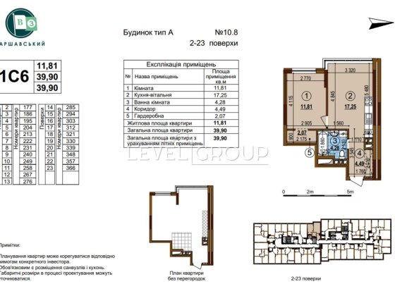 Продаж 1-кім кватири, ЖК Варшавський 3 Київ
