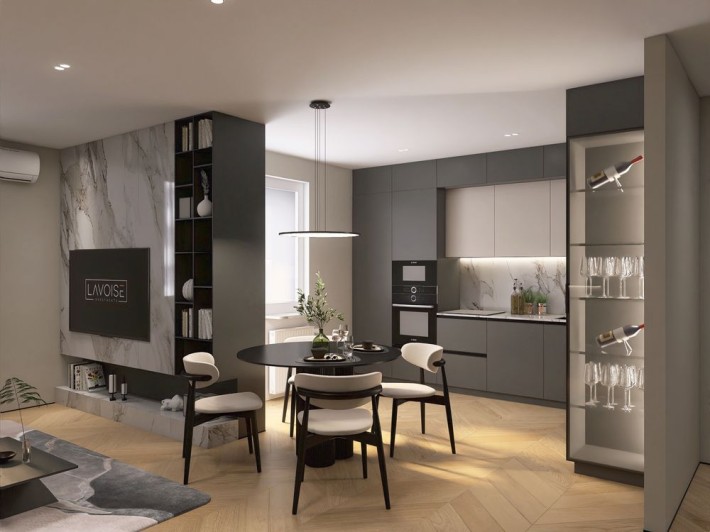 3-кімнатна на Позняках, 79,7 м², два балкони + візуалізація - фото 1