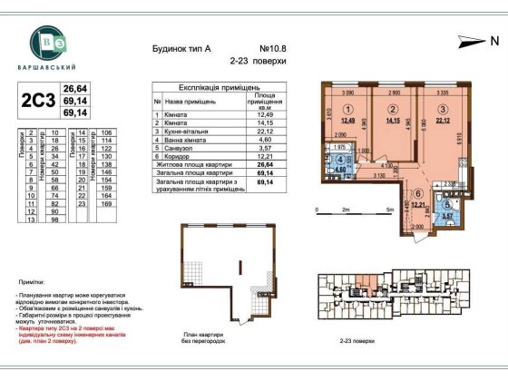 ТОП Продаж 2 кім Варшавський Варшавский 3 Олеся Змієнка Буд 10.8 Без % Київ