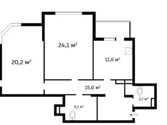 Власник  Продаж 2 кiмнатна квартира Паркова Вежа.Без комicii Київ